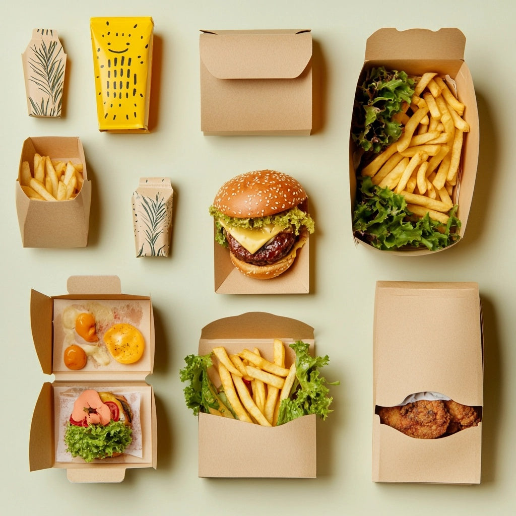 Custom branded packaging for takeaway restaurants in Barking