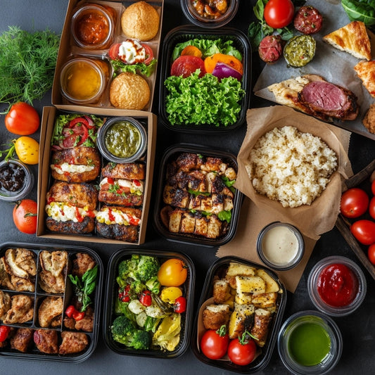 Custom takeaway packaging with logo for Barking restaurants