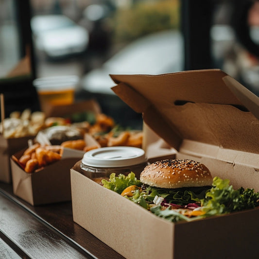 Sustainable food packaging from Baqpackaging for Ilford restaurants